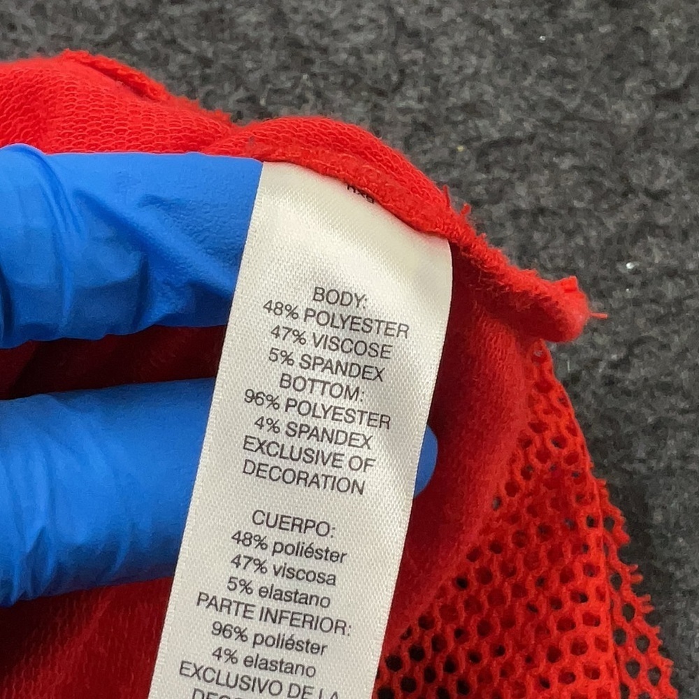 Red Hooded Swim Cover Up - Picture 7 of 7